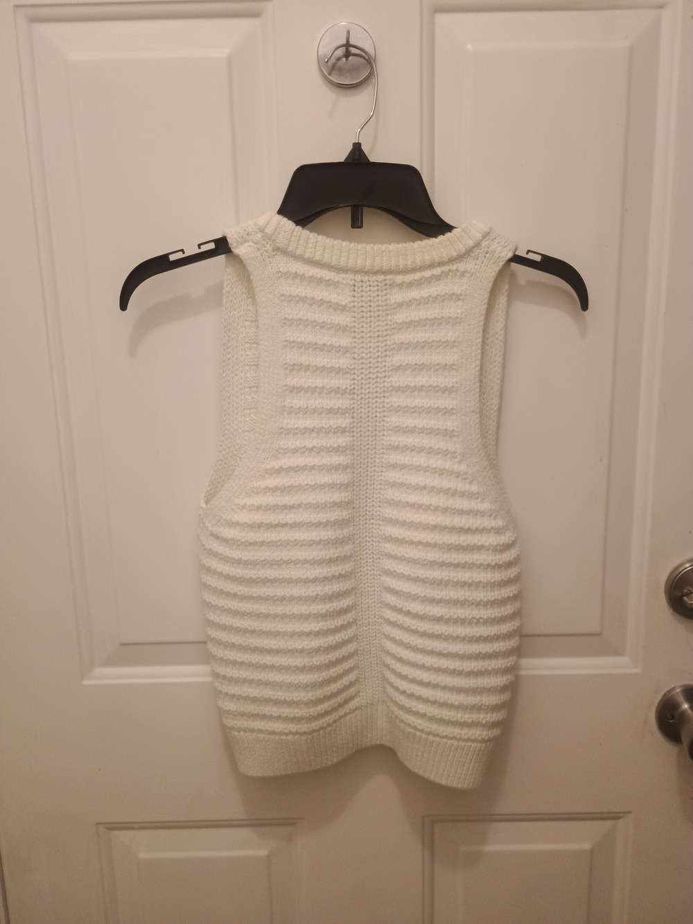 Aimee Song V-Neck Button Knit Cardigan Tank Sleeveless Sweater Vest Women Small - Picture 4 of 10